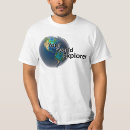 Din World Explorer Male T-Shirt