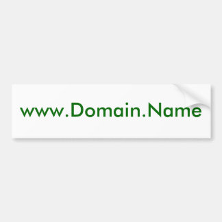 Din www.Domain.Na mig design här Bildekal