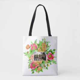 Dina 2 foton i anpassningsbar i Flower Ramar Tygkasse