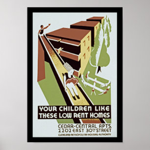 Dina barn gillar dessa låga hyrahem poster