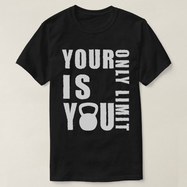 Dina begränsningar, din kraftfulla inspiration t shirt (Design framsida)