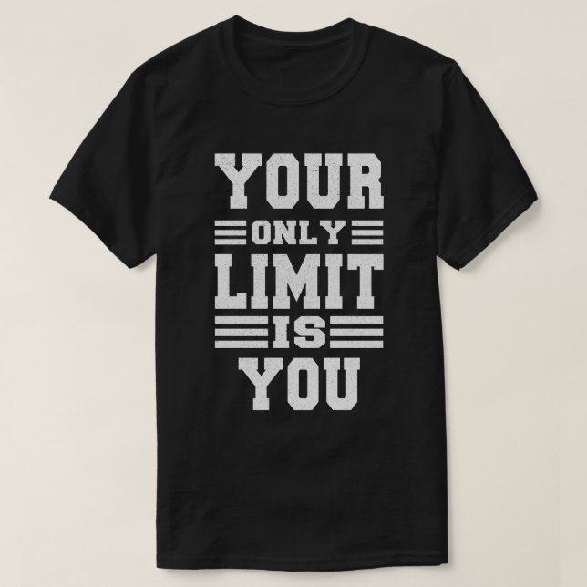 Dina begränsningar, din kraftfulla T-Shirt-teknik T Shirt (Design framsida)