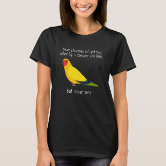 Dina chanser att dödas av klädesdräkt Fågel T Shirt