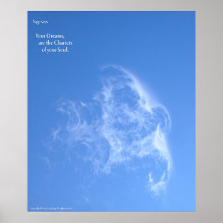 Dina drömmar är dina själars chariot poster