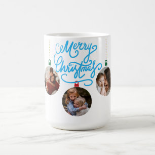 Dina egna 5 bilder Vintage Instant Photo jul Kaffemugg