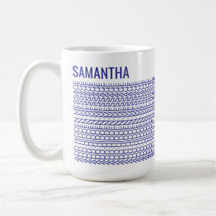 Dina Egna Ord & Namn Modern Anpassad Dold Meddelan Kaffemugg