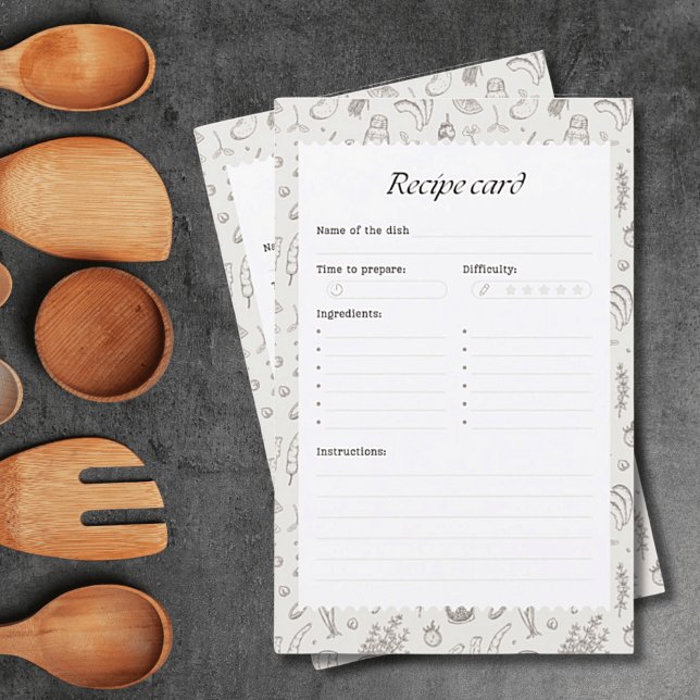 Dina Familjerecept Pappersblad (Skapare uppladdad)