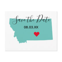 Dina färger Montana Kartform Spara datum