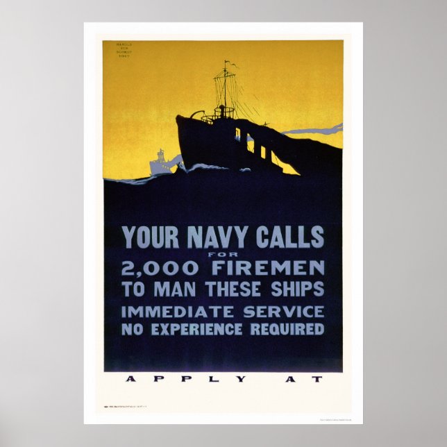 Dina flottanrop - Firemen Neede (US02298) Poster (Framsidan)