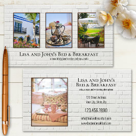 Dina foton Bed and Breakfast Semester Visitkort