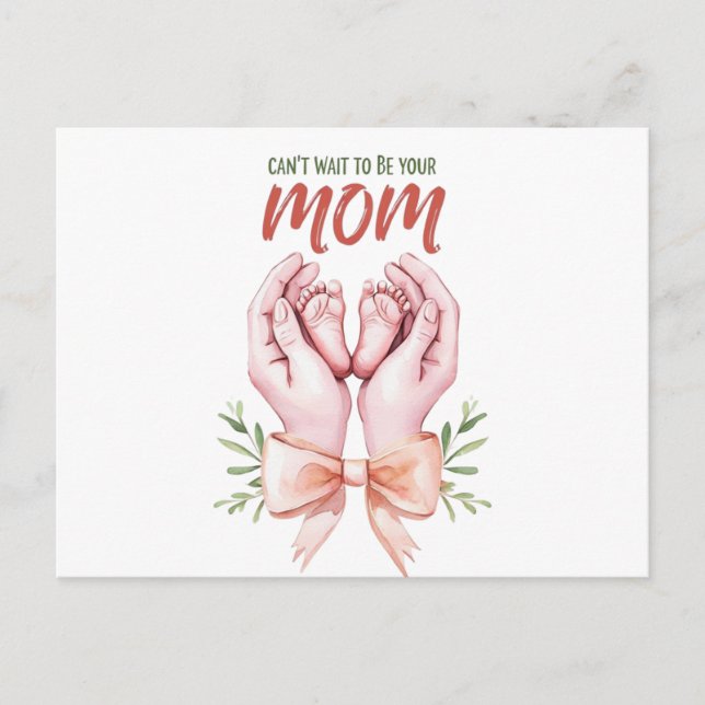  dina glatta nyheter på det sötaste sättet med vykort (Framsida)