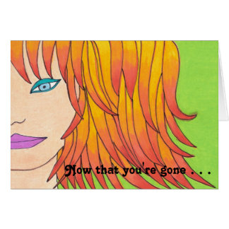 Dina kläder? hälsningskort