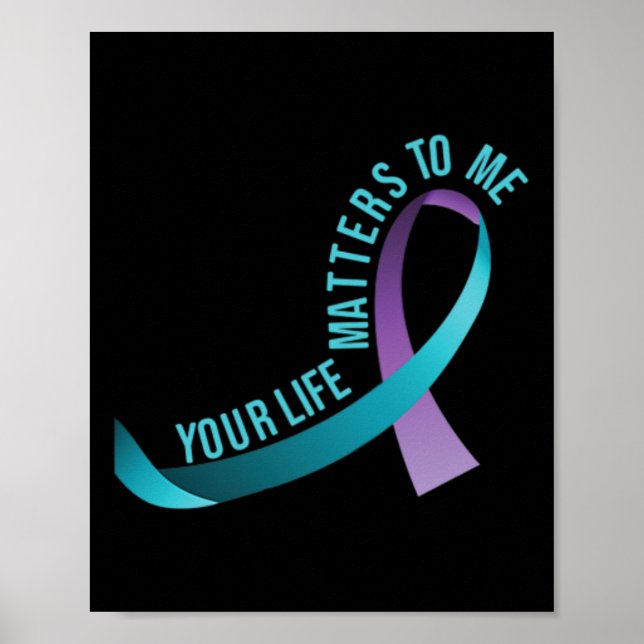 Dina livsproblem för mig Självmordsförebyggande me Poster (Framsidan)