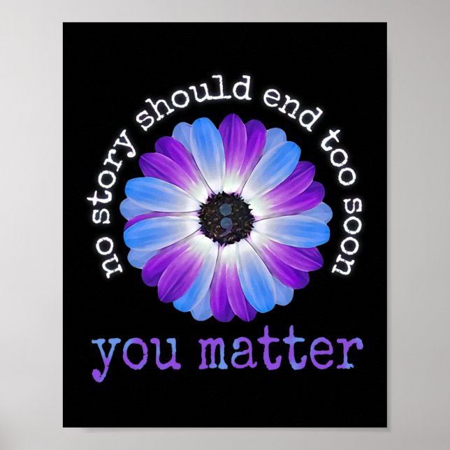 Dina livsproblem Självmordsförebyggande medvetande Poster (Framsidan)