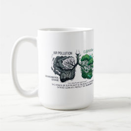 Dina Lungor Är En Spegelbild av Vår Planet Kaffemugg