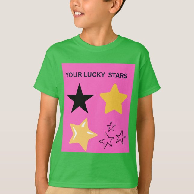 DINA LYCKOSTJÄRNOR T SHIRT (Framsida)