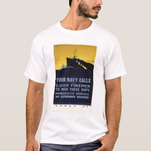 Dina marinappeller - behövda brandmän (US02298) Tee Shirt