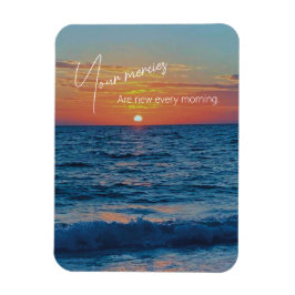 Dina meriter är nya varje morgon magnet