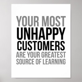 Dina mest olyckliga kunder poster