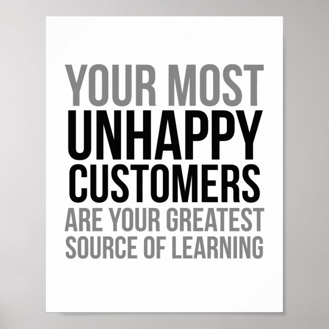 Dina mest olyckliga kunder poster (Framsidan)