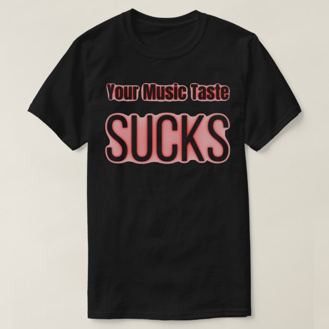 Dina musiksmaksuger t shirt (Design framsida)