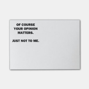 Dina Opinon materier Post-it Block