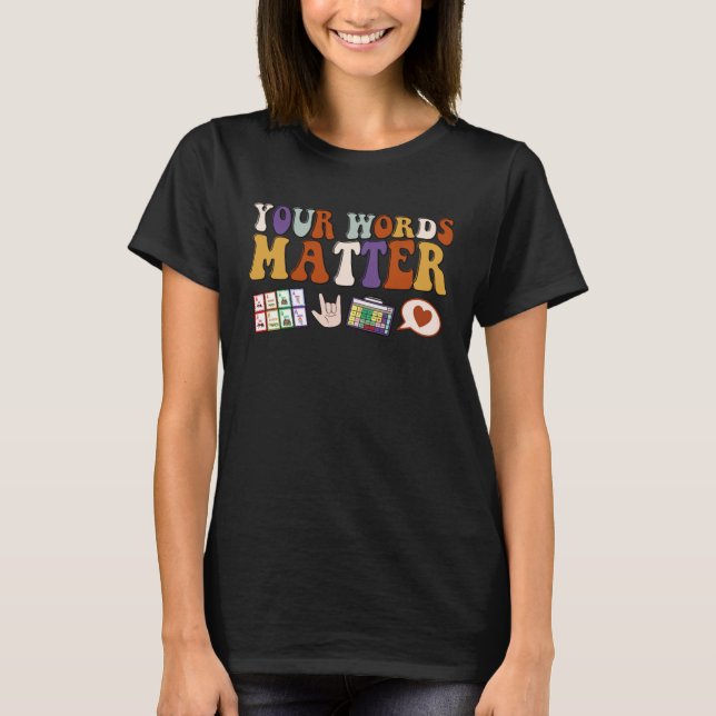 Dina Ord Har Betydelse Logoped T Shirt (Framsida)