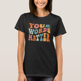 Dina Ord Har Betydelse Tal Språkpatolog Logoped T Shirt