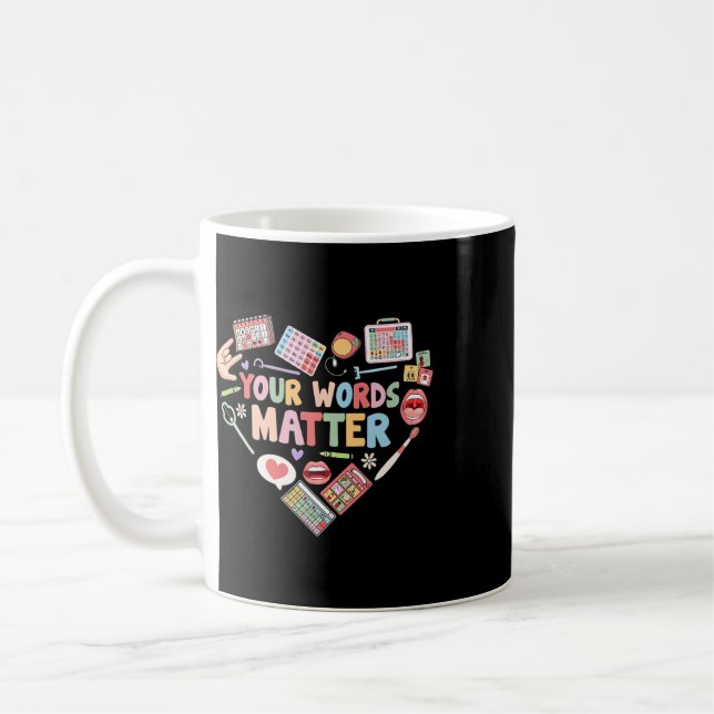 Dina ord Problem Talterapi Språkpatolog Kaffemugg (Vänster)