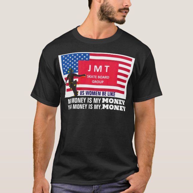 DINA PENGAR ÄR MINA PENGAR T-Shirt (Framsida)