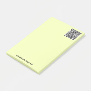 Dina QR-kod anpassade text Märkta Post-it®-lappar Post-it Block