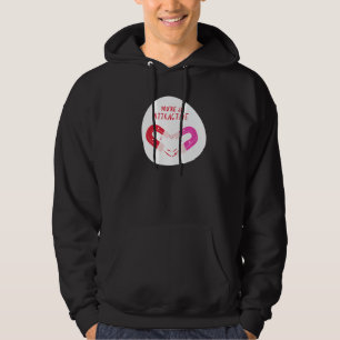 Dina så attraktiva Valentineser för magnethjärta f Hoodie