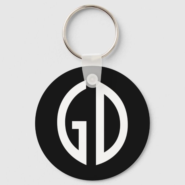 Dina Simply Monogramidéer 1 Nyckelring (Framsida)