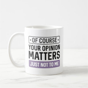Dina synpunkter kaffemugg