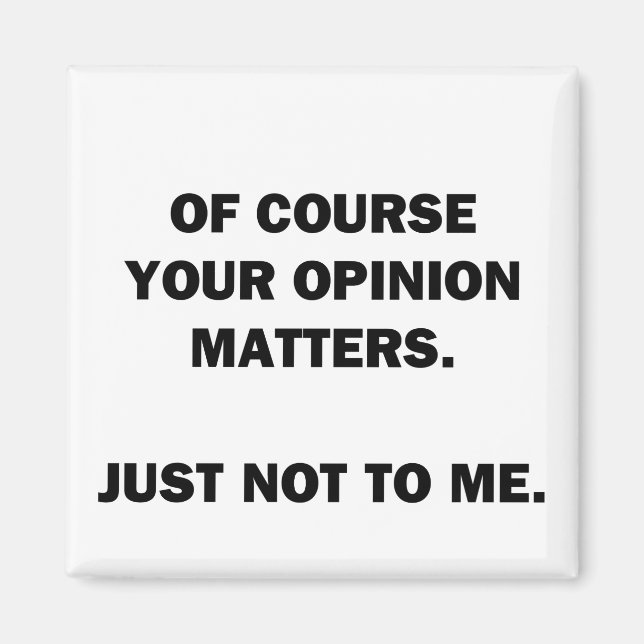 Dina synpunkter magnet (Framsidan)