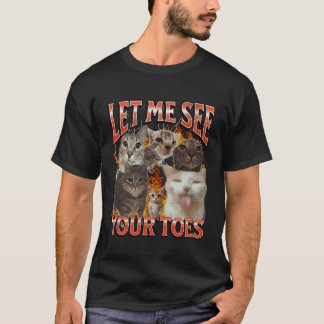 Dina Tår Roliga Katt Meme Bootleg Grafisk T Shirt