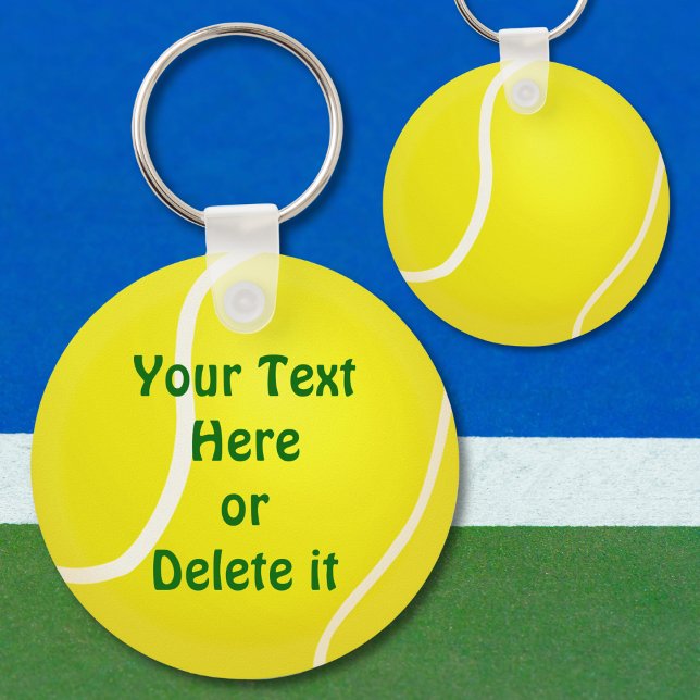 Dina TEXTINK-nyckelkedjor under $4.00 i BILLIGTEN Nyckelring (Tennis trinkets. Cheap tennis gifts and gifts for tennis players. Tennis goodies. Tennis Keychains.)