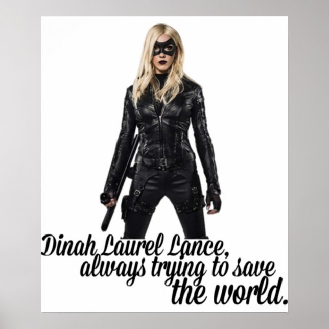 Dinah Laurel Lance Poster (Framsidan)