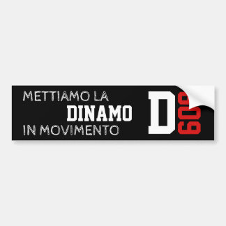 DINAMO609 Bumper Sticker Bildekal