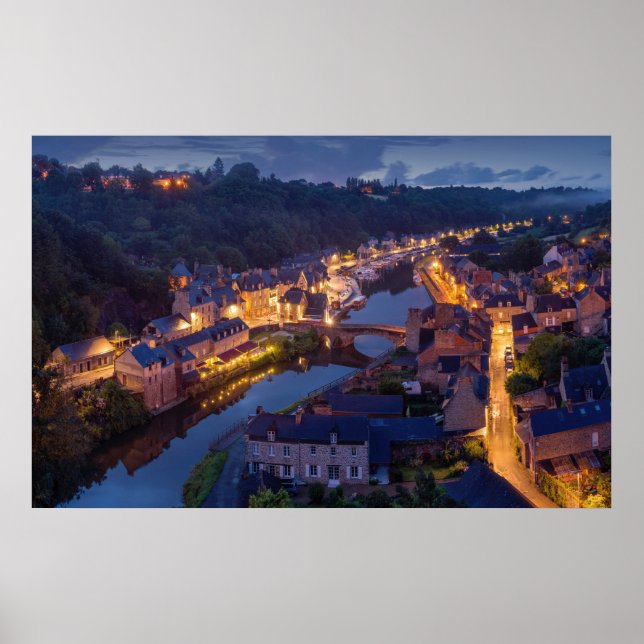 dinan, Bretagne, Frankrike Poster (Framsidan)