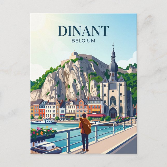 DINANT BELGIUM VYKORT (Framsida)