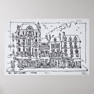 Dinard, norra Bretagne, Frankrike Poster