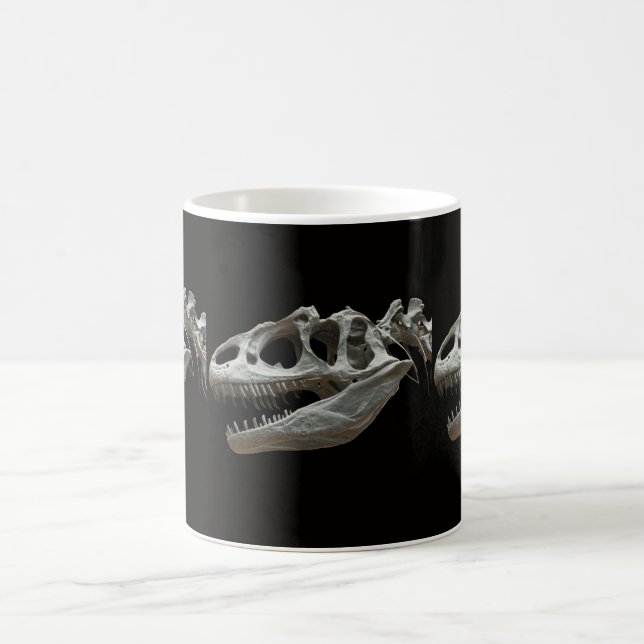 Dinasour Skeleton White Coffee Mugg (Center)