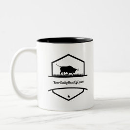 DinDagligDosAvKor-Muggar Två-Tonad Mugg