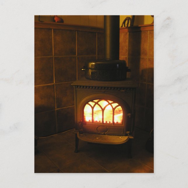 Dinde au feu vykort (Framsida)