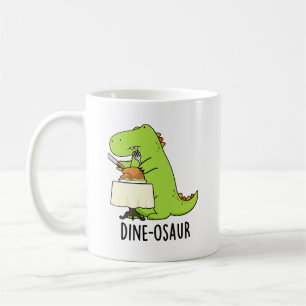 Dine-osaur Funny Dinosaur Pun Kaffemugg