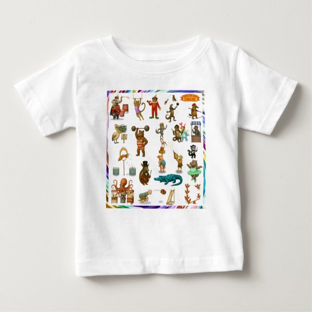 Dingaling Bros Circus acts T Shirt (Framsida)