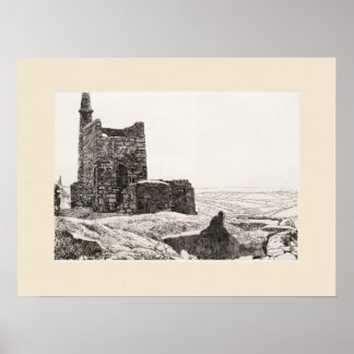 DingDong Cornwall Eleanor Hughes Nytryck Poster 