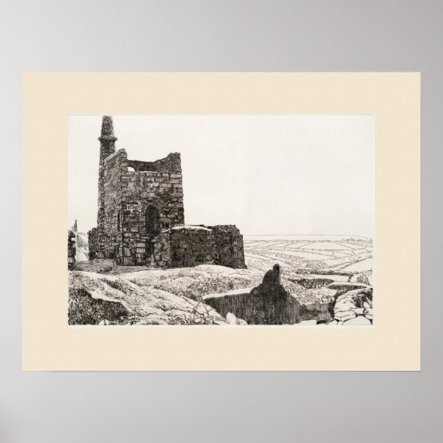 DingDong Cornwall Eleanor Hughes Nytryck Poster  (Framsidan)