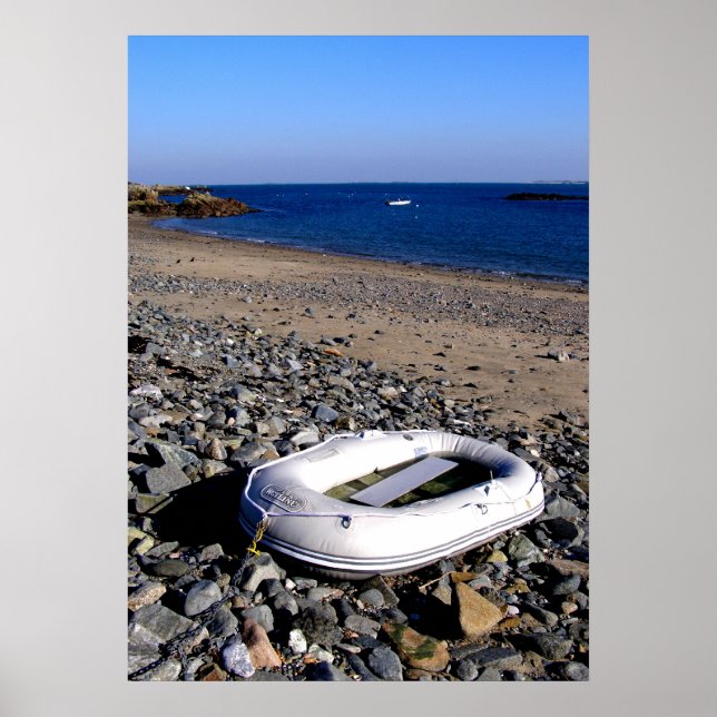 Dinghy på Guernsey Poster (Framsidan)